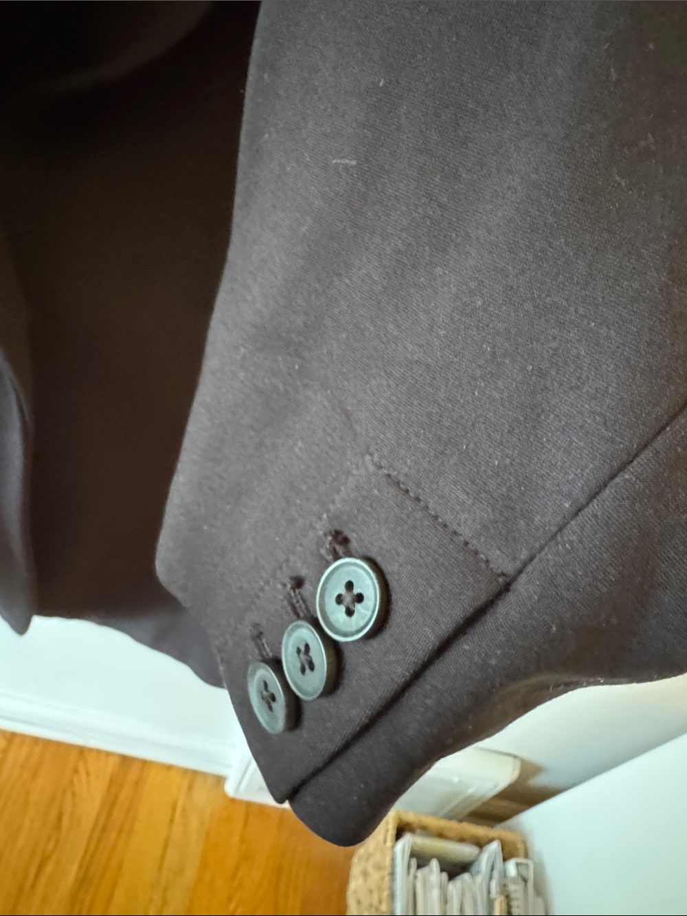 Old Navy Women's Black Single-Button Notch Lapel Stretch Blazer - Picture 3 of 10